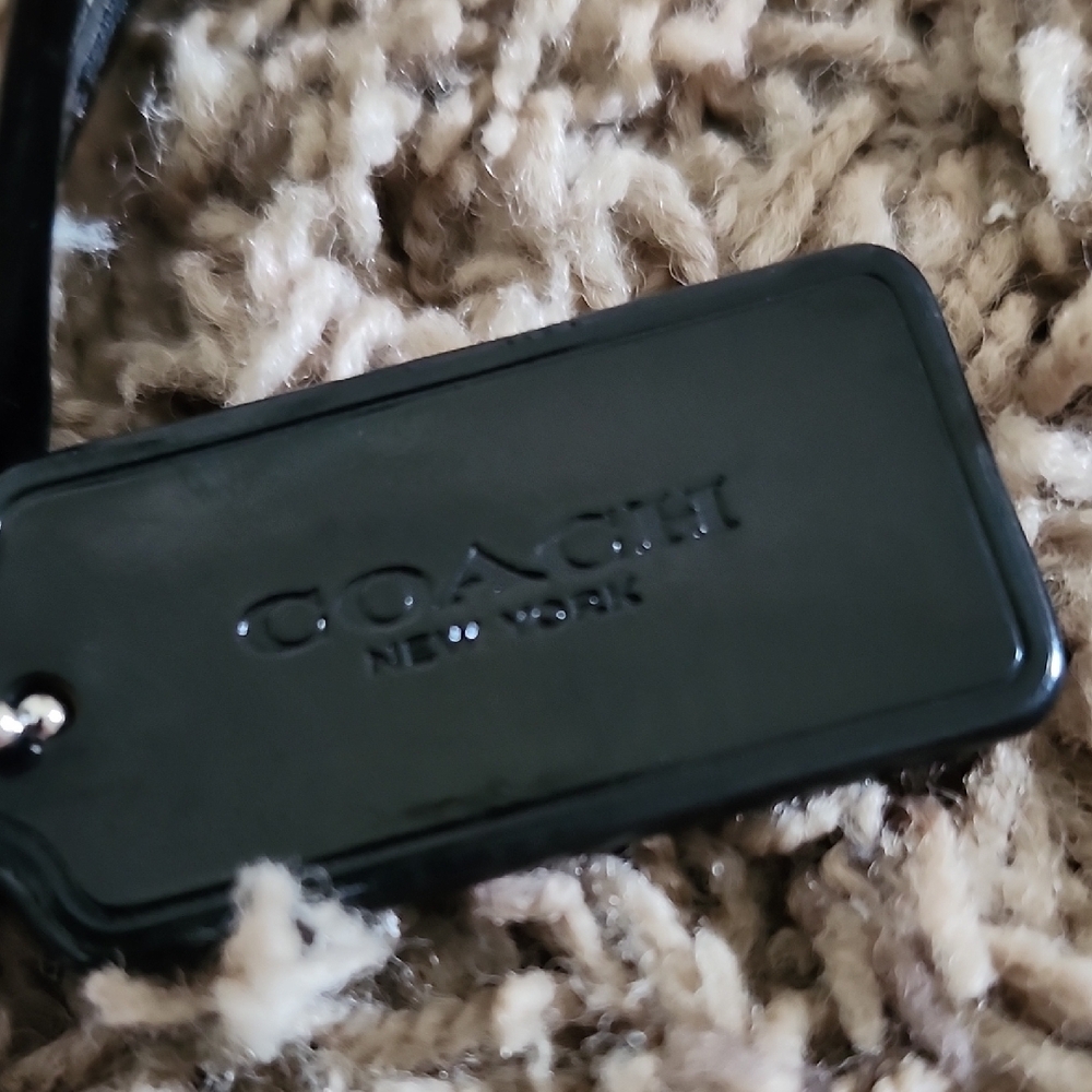 Coach Signature Black and Gray Crossbody - Picture 6 of 9